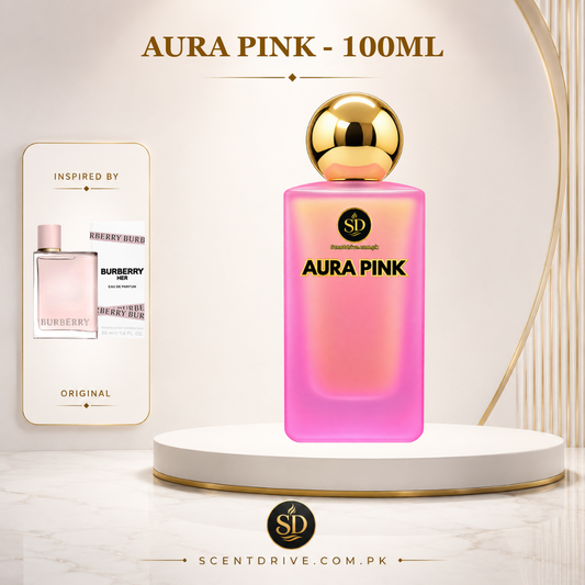 Aura Pink – 50ml & 100ml Sweet Fruity Perfume for Women