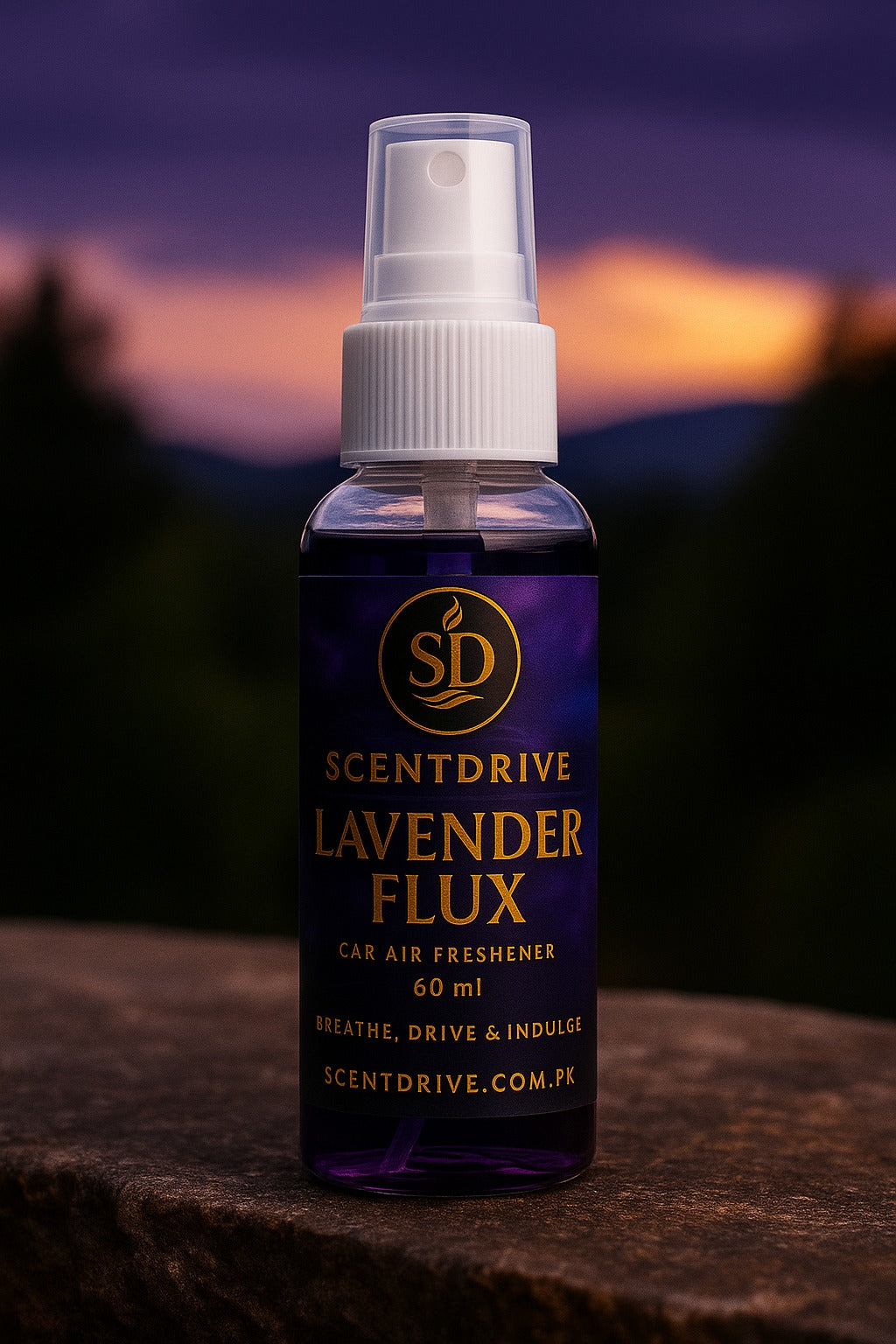 Lavender Flux β 60ml Relaxing Floral Car Air Freshener