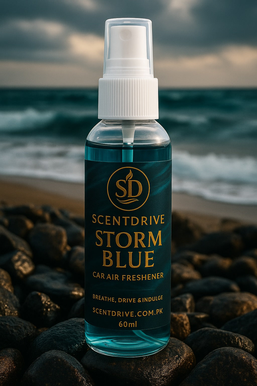 Storm Blue β 60ml Fresh Aquatic Car Air Freshener