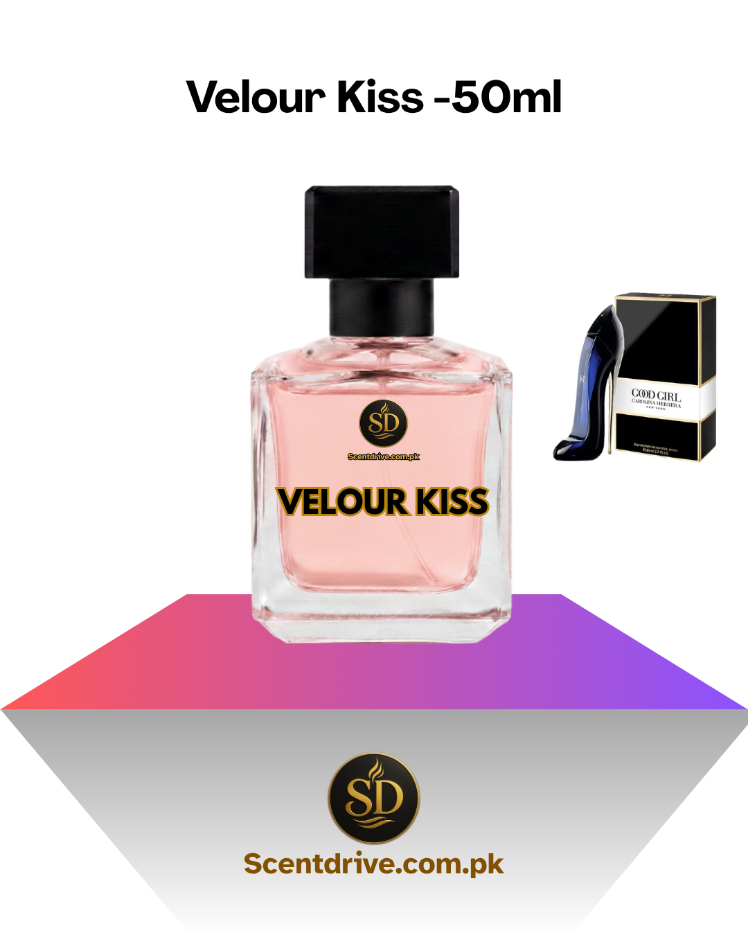 Velour Kiss – 50ml Sweet & Sensual Perfume for Women