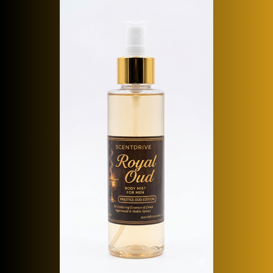 Royal Oud – 150ml Luxury Oud Body Mist for Men (Prestige Edition)