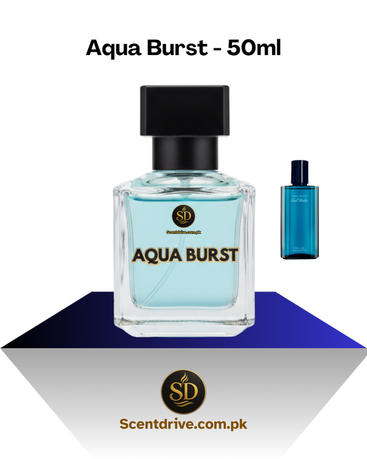 Aqua Burst – 50ml Fresh Aquatic Perfume for Men