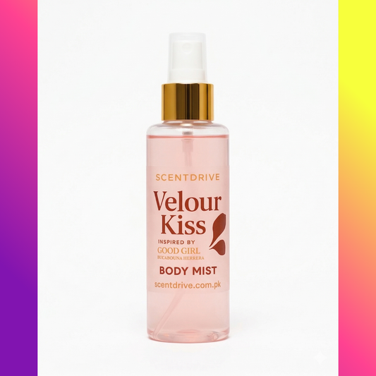 Velour Kiss – 150ml Sweet & Refreshing Body Mist for Women