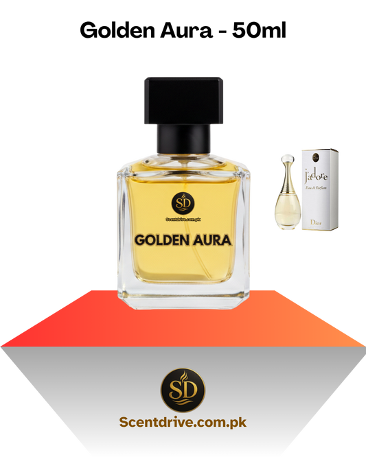 Golden Aura – 50ml Elegant Floral Perfume for Women