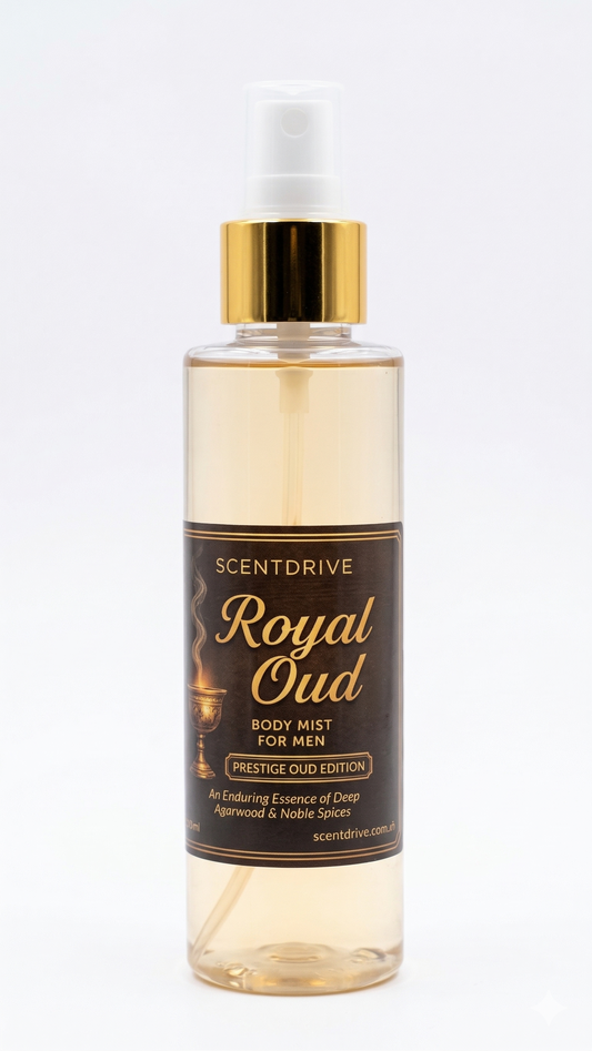 Royal Oud – 150ml Luxury Oud Body Mist for Men (Prestige Edition)