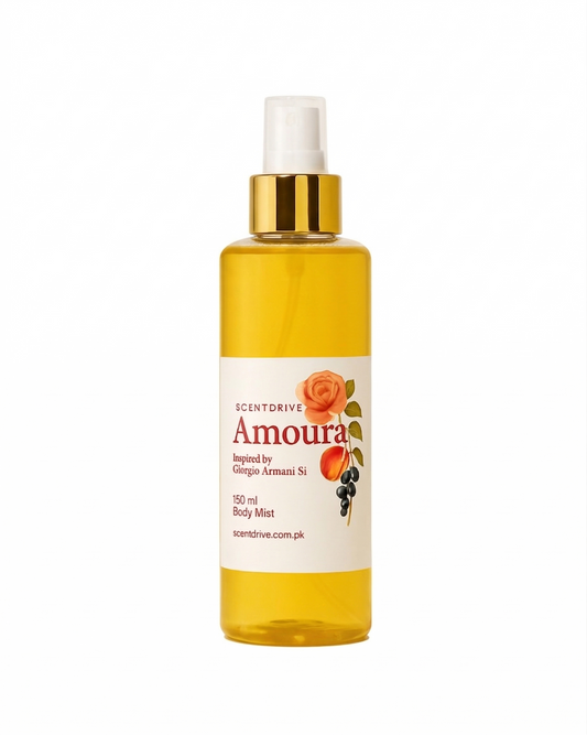 Amoura – 150ml Elegant & Refreshing Body Mist for Women