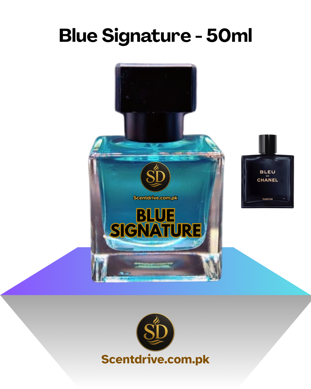 Bleu Signature – 50ml Premium Fresh Perfume for Men