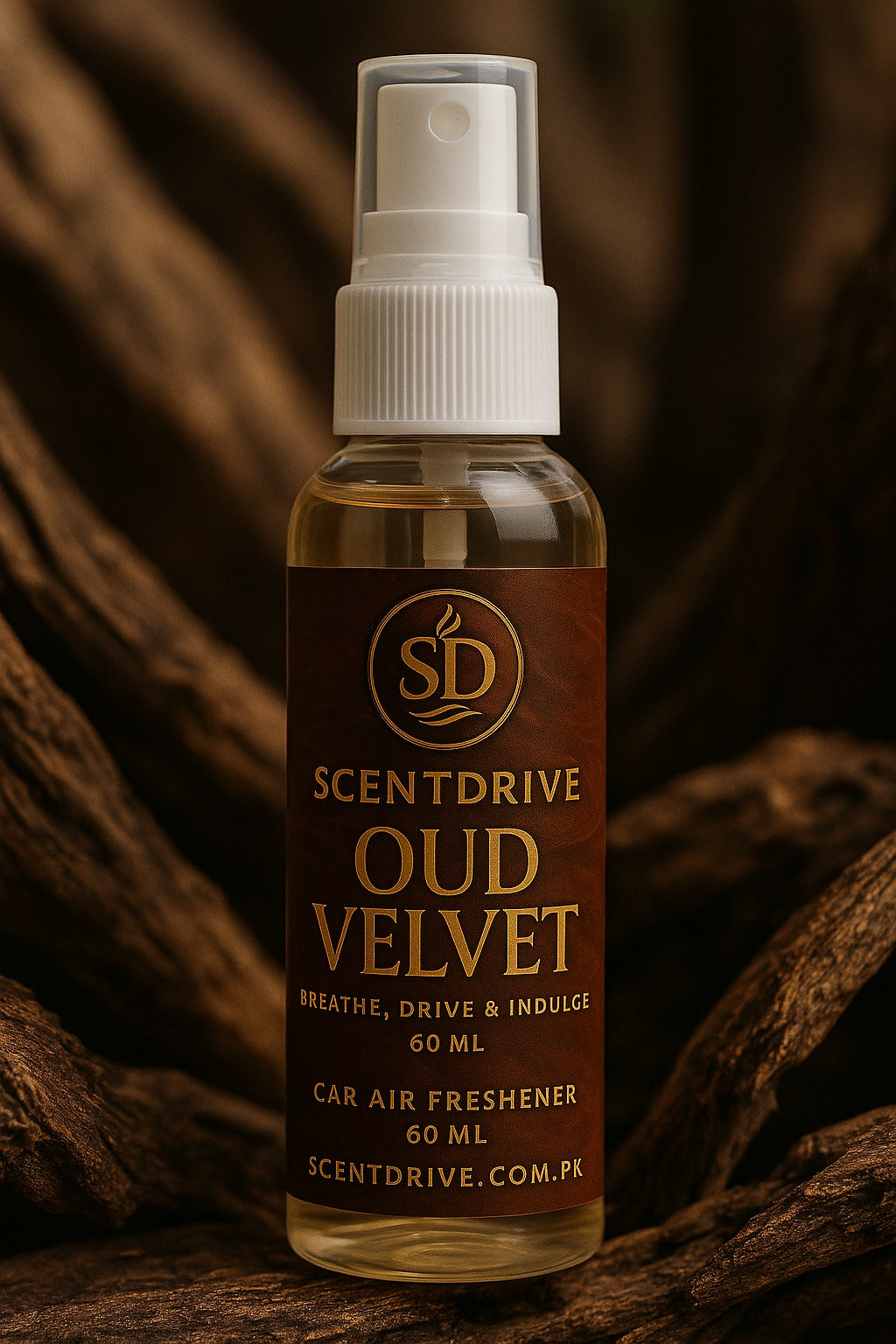 Oud Velvet – 60ml Luxury Oud Car Air Freshener