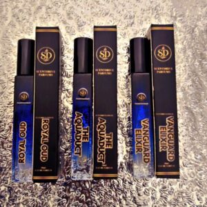 Men's Trio Set (3 x 10ml) (PACK OF 3) – Royal Oud, Aquaduct & Vanguard Elixir | Premium Impressions